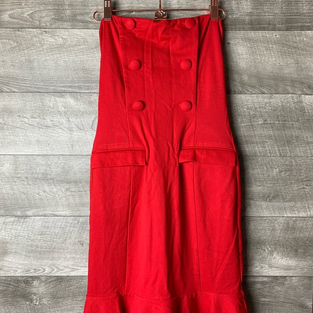Chrissy Teigen X revolve landon button midi dress - Picture 2 of 5
